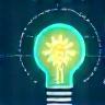 Innovation icon: a lightbulb with a gear